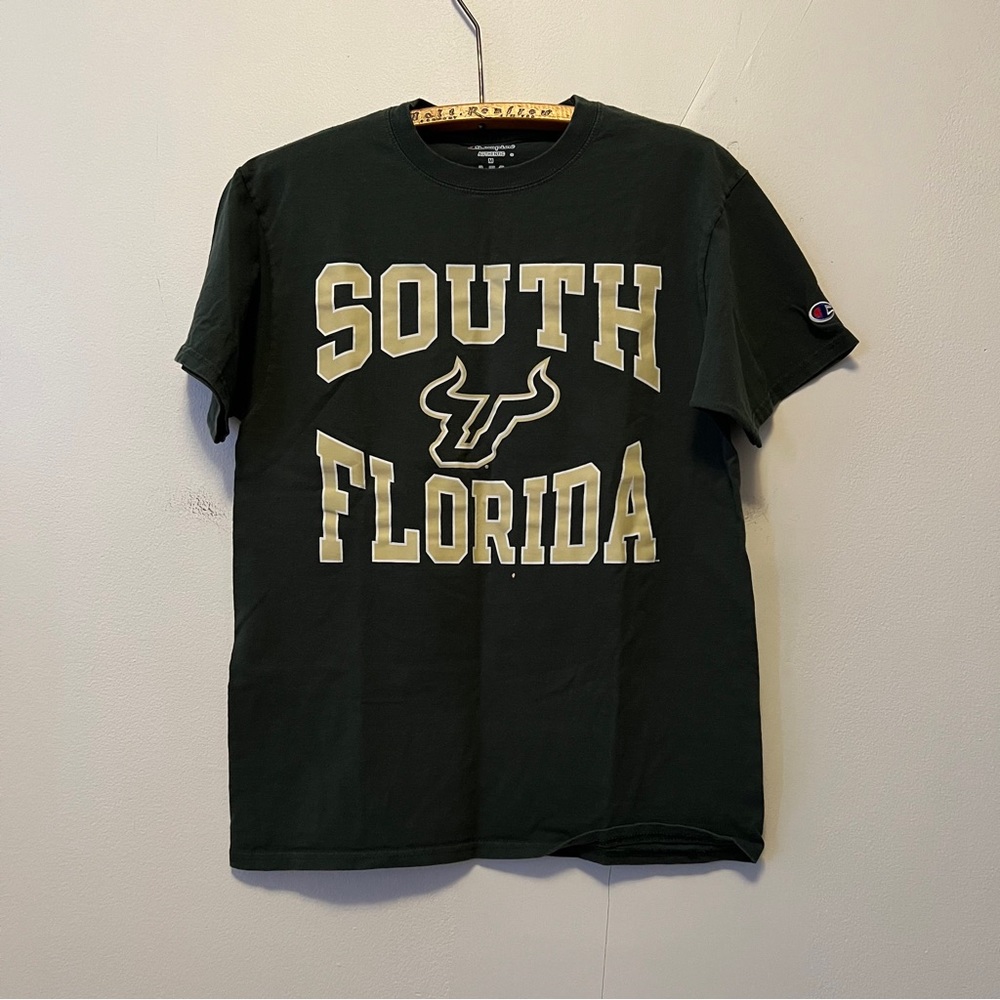 South Florida Bulls University Champion Logo T-shirt Size Medium Collegiate